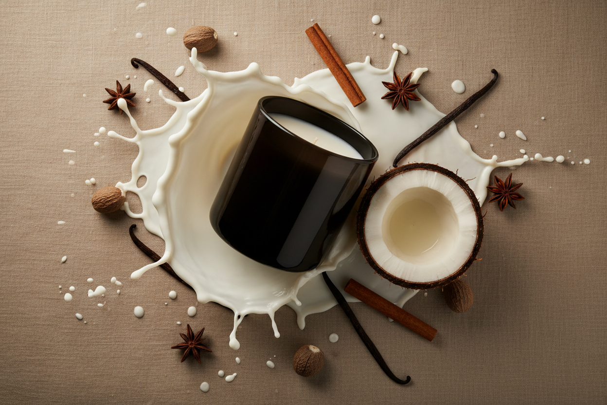 Coquito — Spiced Vanilla Rum (smooth minimal jar)